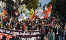 manifestation pro-kurde à la suite de l'attentat d'Ankara