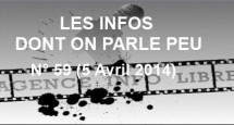 Les infos dont on parle peu n°59
