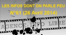 Les infos dont on parle peu n°61