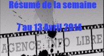 Résumé de la semaine