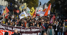 manifestation pro-kurde à la suite de l'attentat d'Ankara