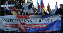 Marche en soutien à l'intervention russe en Syrie