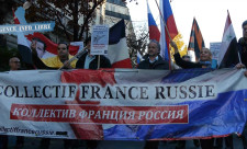 Marche en soutien à l'intervention russe en Syrie